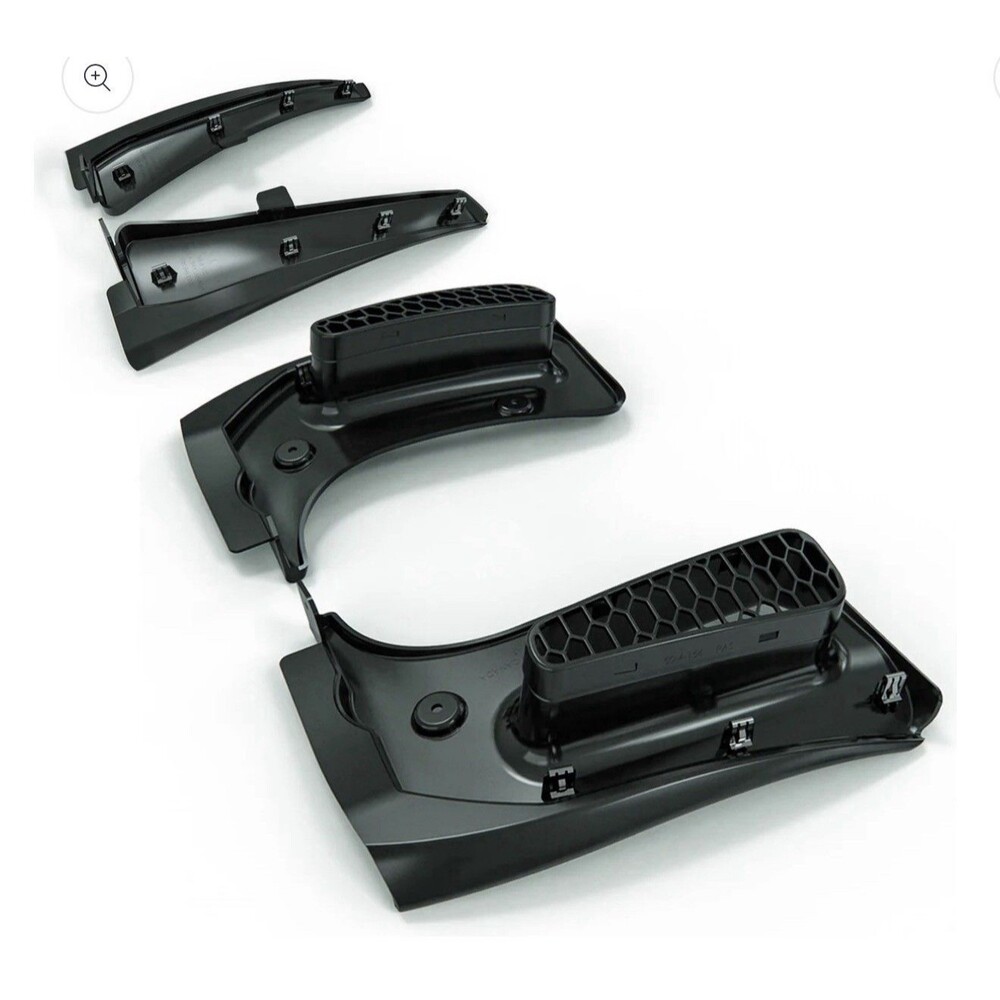 ACS Composite C8 Corvette Z06 &E-Ray Rock Guards-Carbon Flash Black Full Set NEW